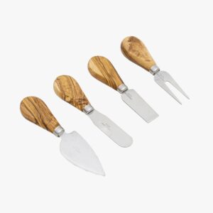 Olive Wood cheese knife with flat hand