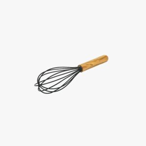 Olive Wood and silicone whisk