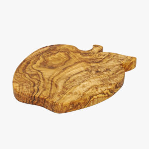 Olive Wood apple shaped cutting board