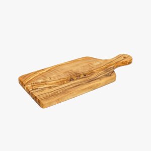 Olive Wood rectangular cutting board with handle