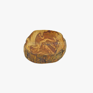 Olive Wood rustic round dish