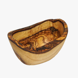Olive Wood rustic round dish