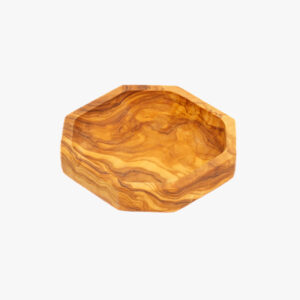Olive Wood heptagon dish