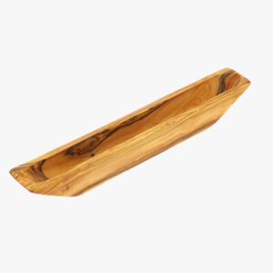 Olive Wood contemporary olive dish