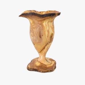 Olive Wood rustic vase