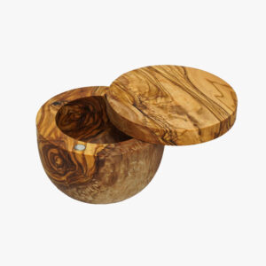 Olive Wood salt pot with magnet