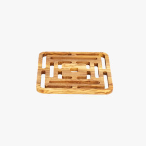 Olive Wood square trivet