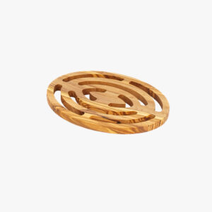Olive Wood oval trivet