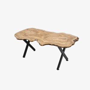 Olive Wood rustic edge coffee table