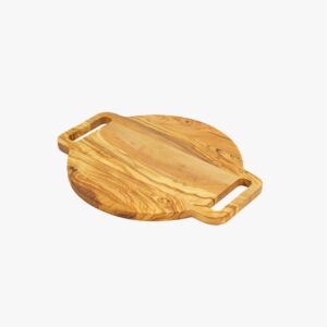 Olive Wood Pizza board with handles