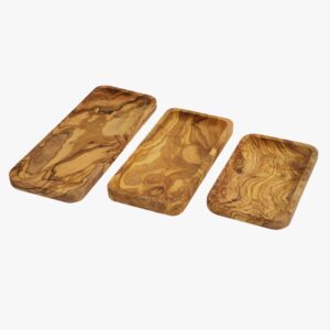 Olive Wood rectangular serving tray