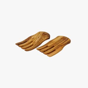 Olive Wood salad hands