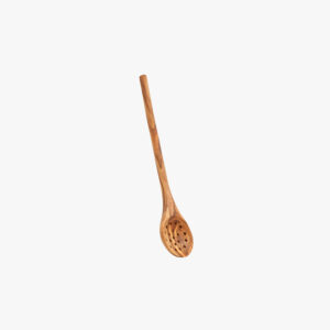 Olive Wood Round spoon with holes