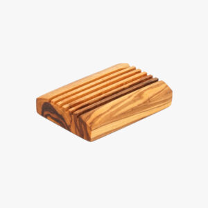 Olive Wood ridged soap dish