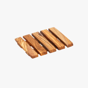 Olive Wood rectangular soap dish